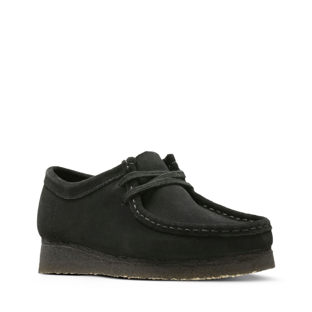 Clarks Originals Black Suede Wallabees